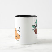 Mug Chat et le plante (Centre)