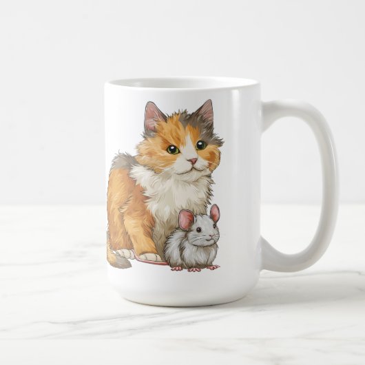 Mug Chat et mouse des meilleures friends (Droite)