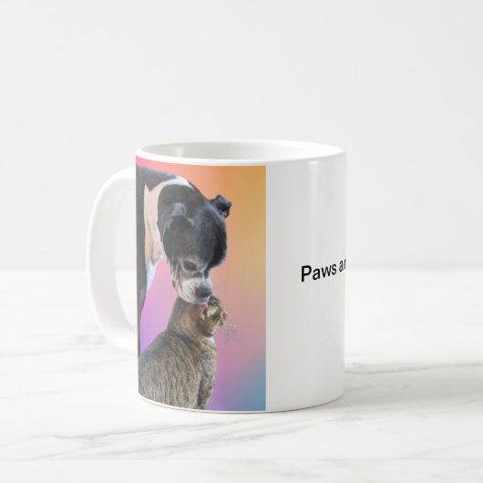 Mug Chat et muqueuse de chien (Devant gauche)