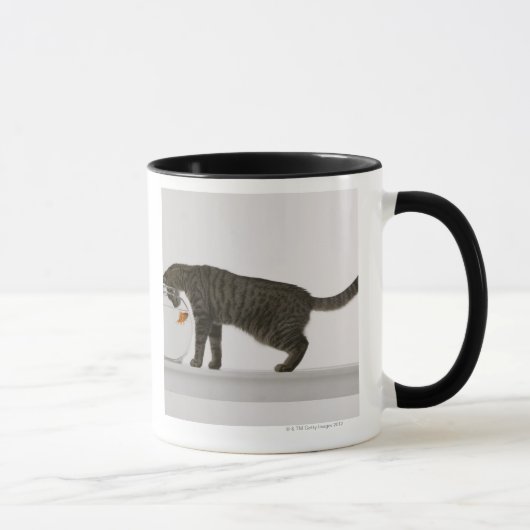 Mug Chat et poisson rouge (Droite)