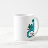 Mug Chat Expressif Excentrique (Devant droit)