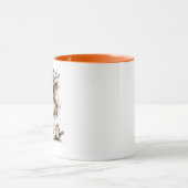 Mug Chat fantaisiste avec des oiseaux (Centre)