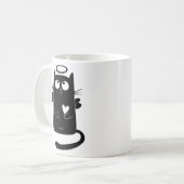 Mug chat félin angélique (Devant gauche)