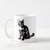 Mug Chat feral écorché (Gauche)