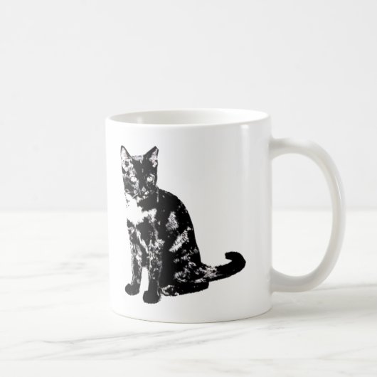 Mug Chat feral écorché (Droite)