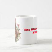 Mug Chat & Fleurs à l'aquarelle (Centre)