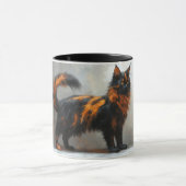 Mug Chat flufflye maine coon (Centre)