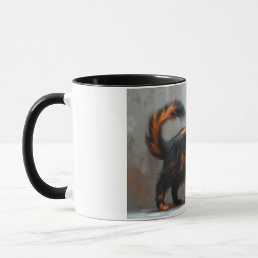 Mug Chat flufflye maine coon (Gauche)