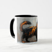 Mug Chat flufflye maine coon (Devant gauche)