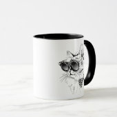 Mug Chat frais (Devant droit)