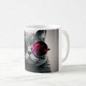 Mug Chat frais de l'espace avec la manière laiteuse en (Devant droit)