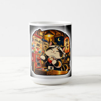Mug Chat Gachapon | Art de jouet à capsule japonai