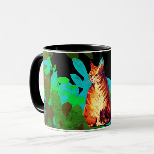 Mug chat ginger (Devant gauche)