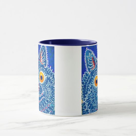 Mug Chat gothique bleu (Centre)