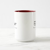 Mug Chat GPT IA drôle Pixel Cat / Citation Tech de Cha (Centre)