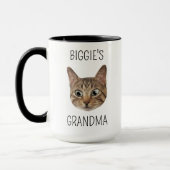 Mug Chat Grand-mère Amoureux de les chats Propriétaire (Gauche)