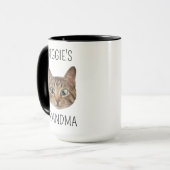 Mug Chat Grand-mère Amoureux de les chats Propriétaire (Devant gauche)