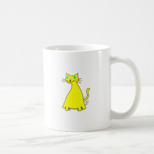 Mug Chat gras jaune