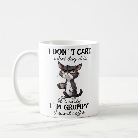 Mug Chat grincheux (Gauche)