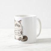 Mug Chat Grincheux (Devant droit)