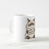 Mug Chat Grincheux (Devant gauche)