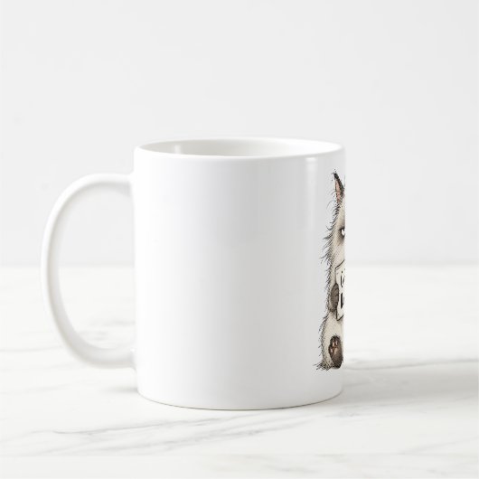 Mug Chat Grincheux (Gauche)