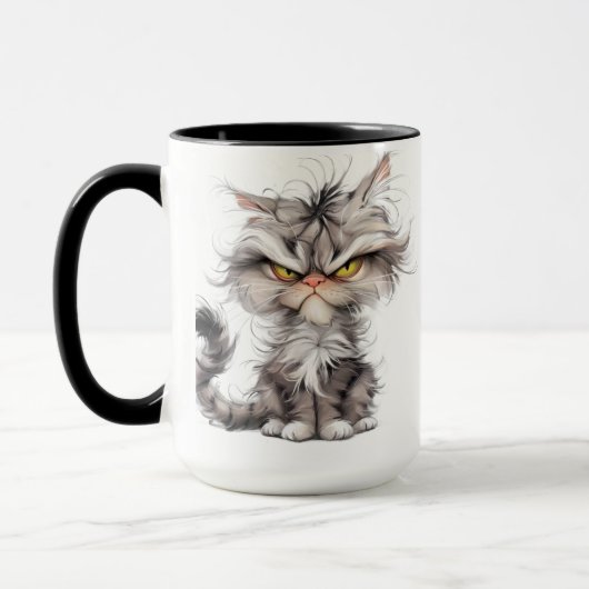 Mug chat grincheux (Gauche)