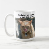 Mug Chat grincheux, 30 ans pour regarder ceci bon ! (Gauche)