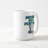 Mug Chat Gris Adorable (Devant droit)