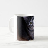 Mug Chat gris adorable (Devant gauche)