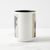 Mug Chat gris avec chapeau supérieur (Centre)