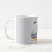 Mug Chat Gris Endormi sur un Oreiller (Gauche)