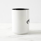Mug Chat gris et blanc Tuxedo (Centre)