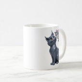 Mug Chat gris et chauve-souris (Devant droit)