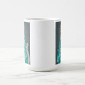 Mug Chat gris | Orné De Portrait De Cloches (Centre)