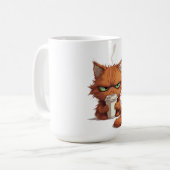 Mug Chat Grumpy Drôle (Devant gauche)