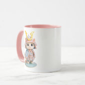 Mug Chat guerrier samouraï (Devant gauche)