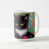 Mug Chat Gustav Klimt Tuxedo (Devant droit)