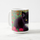 Mug Chat Gustav Klimt Tuxedo (Devant gauche)