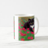 Mug Chat Gustav Klimt Tuxedo (Devant droit)