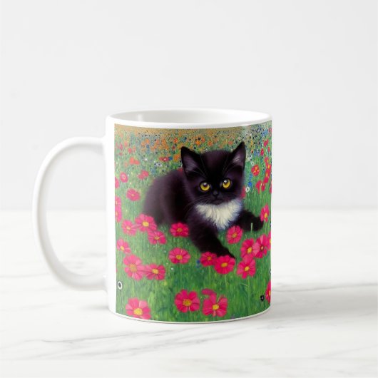 Mug Chat Gustav Klimt Tuxedo (Gauche)