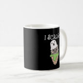 Mug Chat Halloween Ghost I Scream Ice Cream Pun (Devant droit)