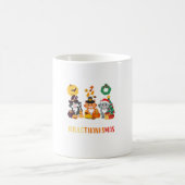 Mug Chat Halloween Noël Joyeux Hallothanksmans Merci (Centre)