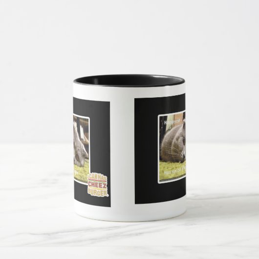 Mug Chat heureux, hors d'heureux (Centre)