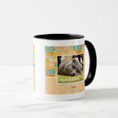 Mug Chat heureux, hors d'heureux (Devant droit)