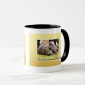 Mug Chat heureux, hors d'heureux (Devant droit)