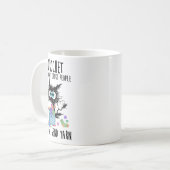 Mug Chat I Crochet Donc je n'étouffe pas les gens sauv (Devant gauche)