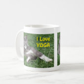 Mug Chat I Love Yoga (Devant gauche)