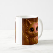 Mug Chat Imaginaire mignon (Devant droit)