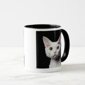 Mug Chat impair-eyed blanc (Devant droit)